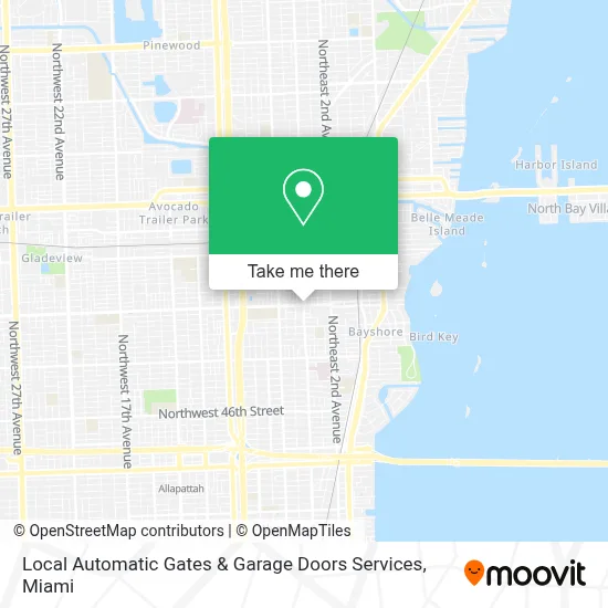 Local Automatic Gates & Garage Doors Services map