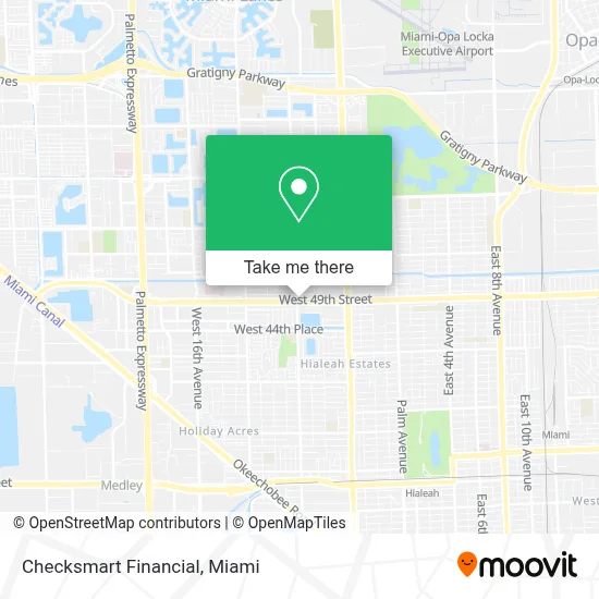 Checksmart Financial map