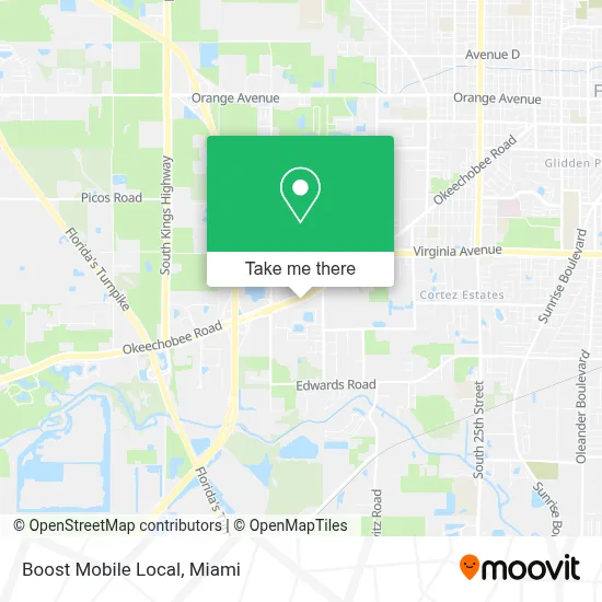Boost Mobile Local map