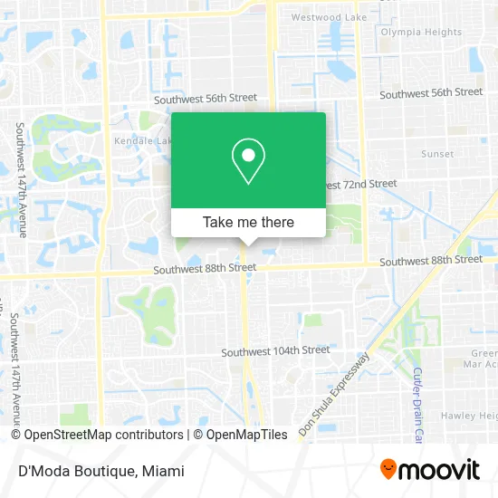 D'Moda Boutique map