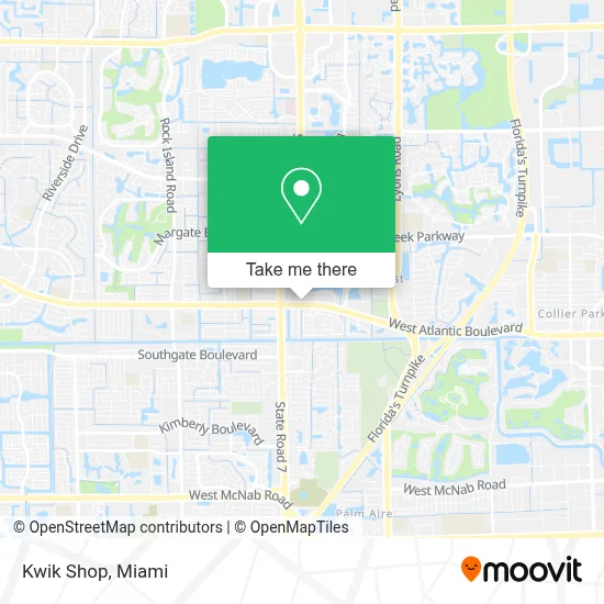Kwik Shop map