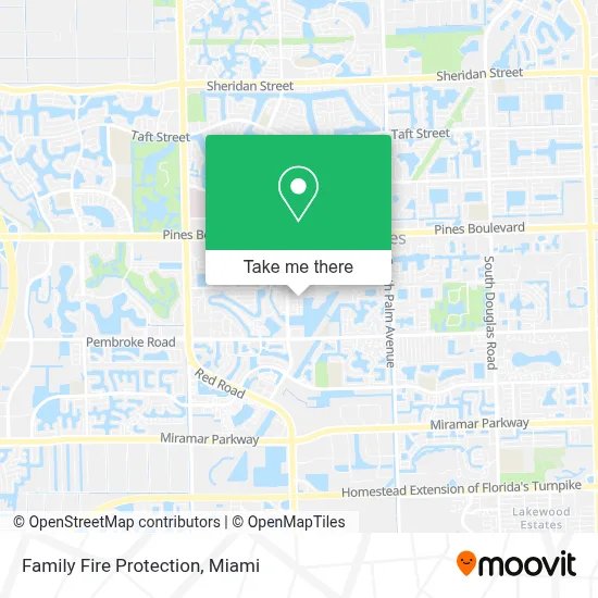Family Fire Protection map