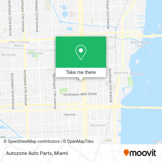 Autozone Auto Parts map