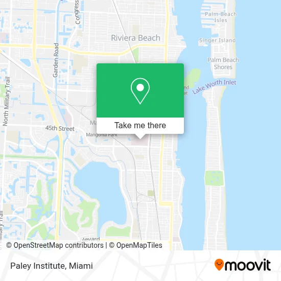 Paley Institute map