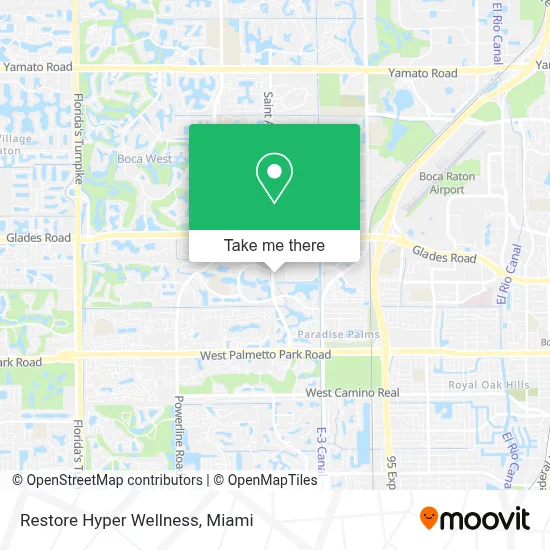 Restore Hyper Wellness map