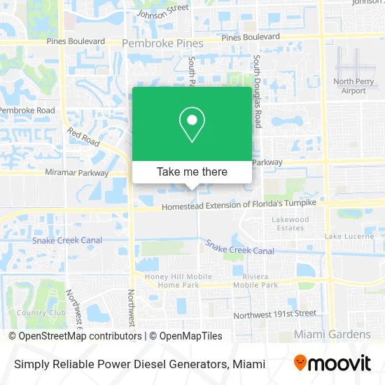 Simply Reliable Power Diesel Generators map