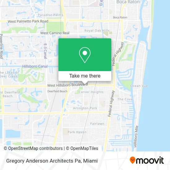Gregory Anderson Architects Pa map