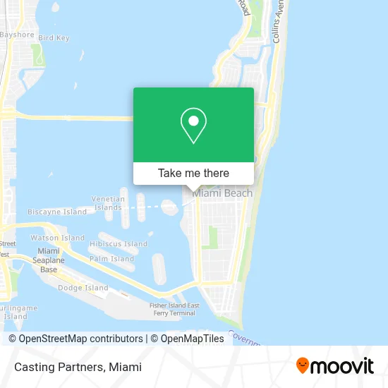 Casting Partners map