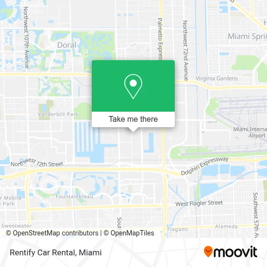 Rentify Car Rental map