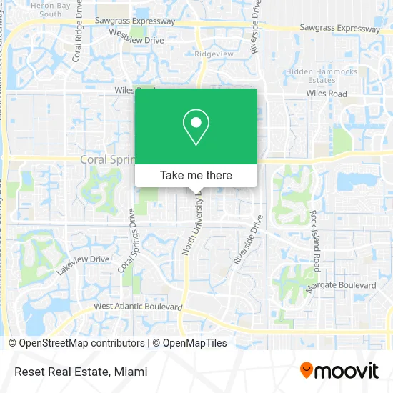 Reset Real Estate map