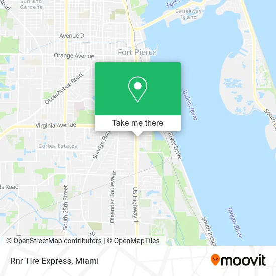 Rnr Tire Express map