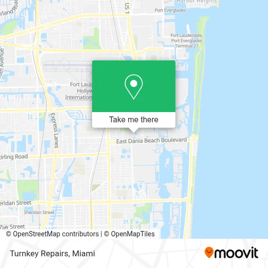 Turnkey Repairs map
