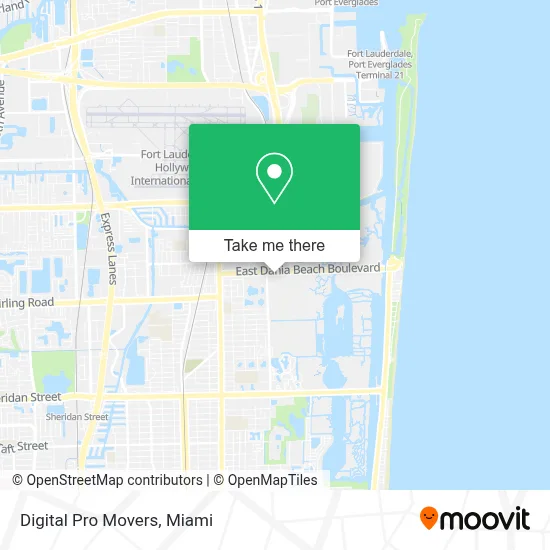 Digital Pro Movers map