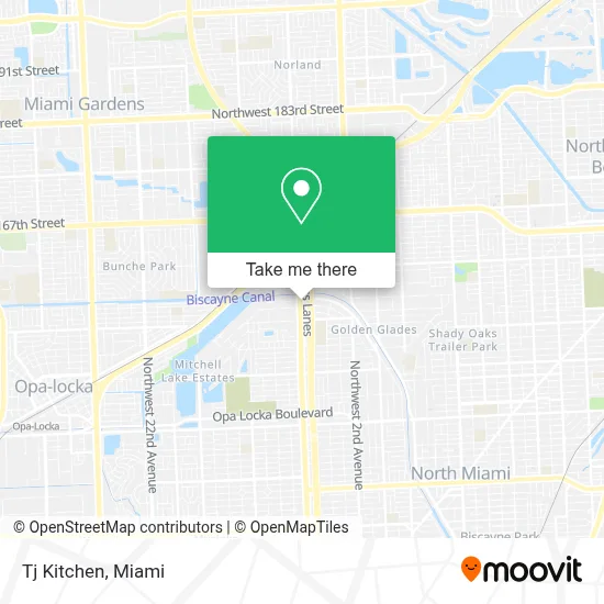 Tj Kitchen map