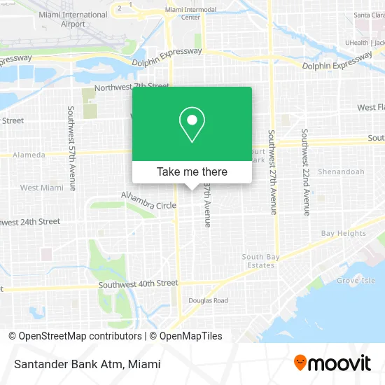 Santander Bank Atm map
