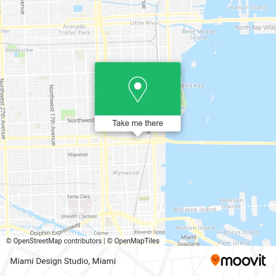 Miami Design Studio map