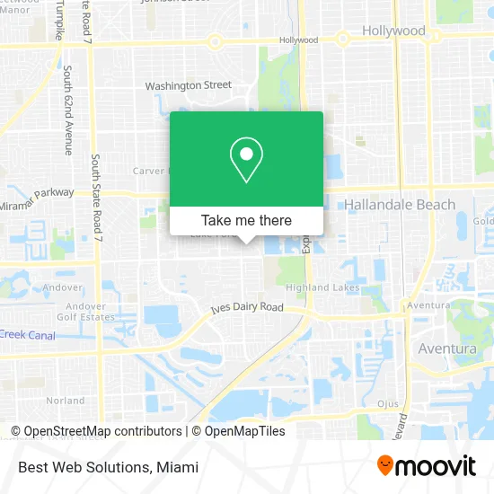 Best Web Solutions map