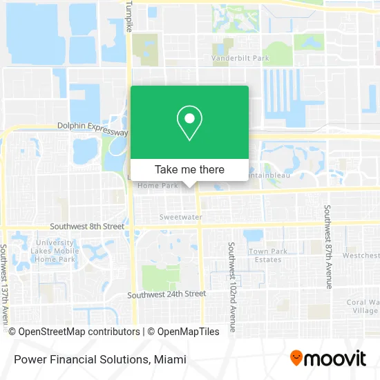 Power Financial Solutions map