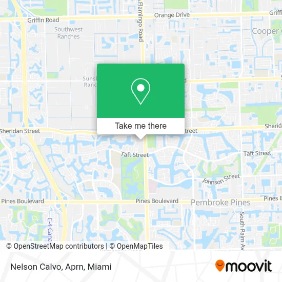 Nelson Calvo, Aprn map