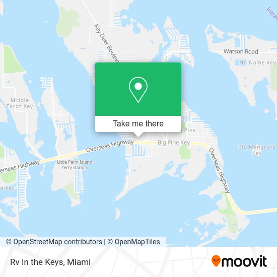 Rv In the Keys map