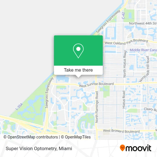 Super Vision Optometry map