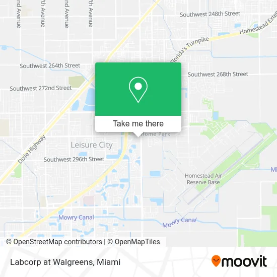 Labcorp at Walgreens map