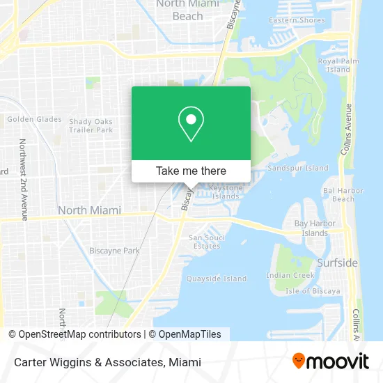 Carter Wiggins & Associates map