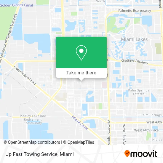 Jp Fast Towing Service map