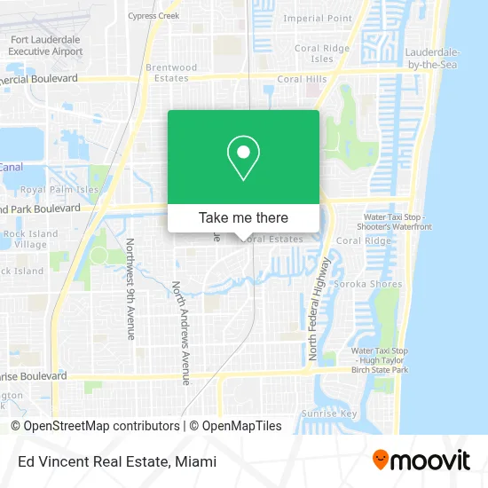 Ed Vincent Real Estate map