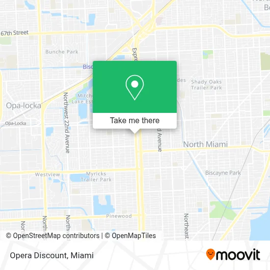 Opera Discount map