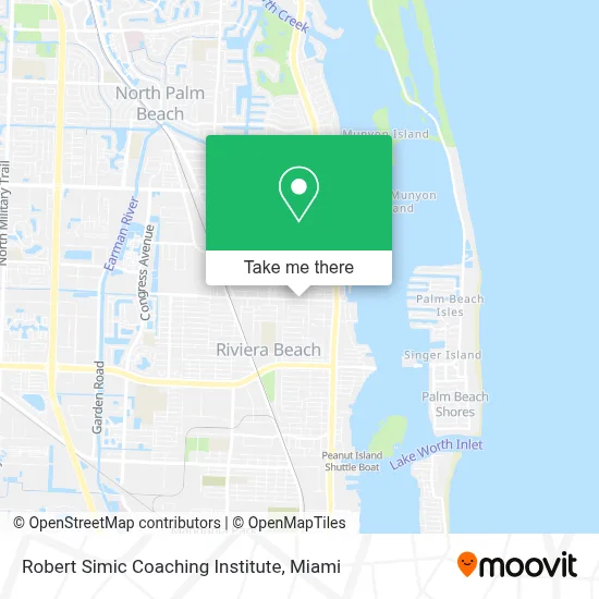 Robert Simic Coaching Institute map