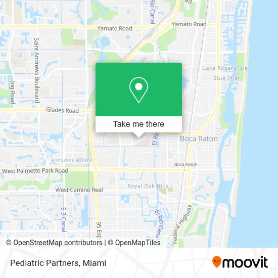 Pediatric Partners map