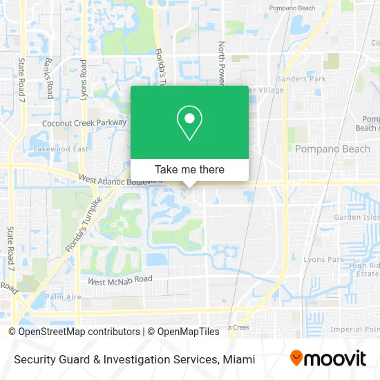 Security Guard & Investigation Services map