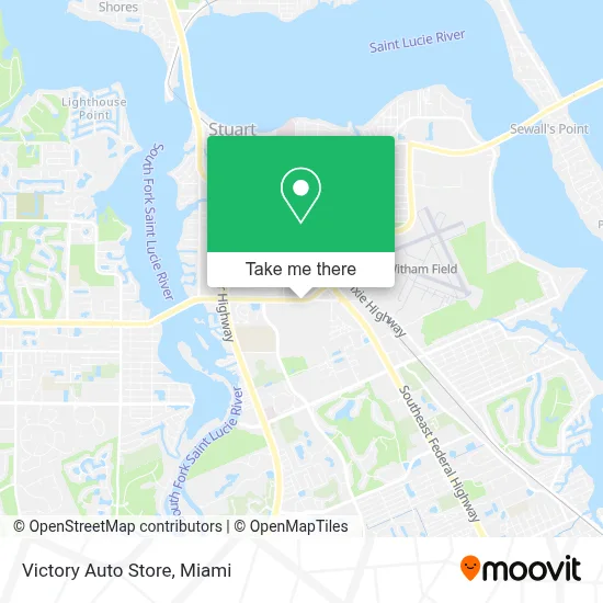 Victory Auto Store map