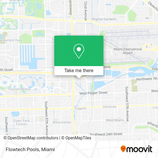 Flowtech Pools map