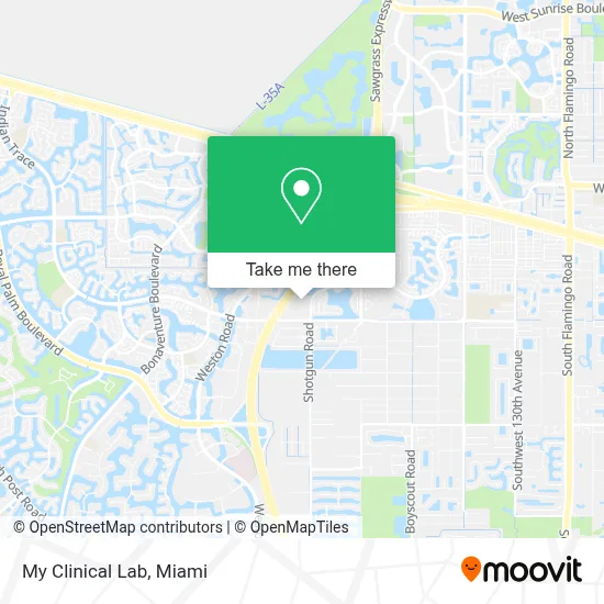 My Clinical Lab map