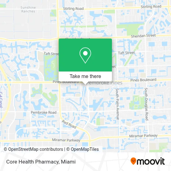 Core Health Pharmacy map