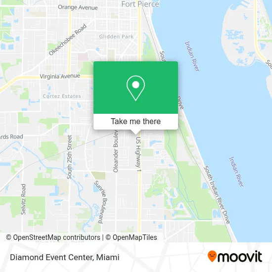 Diamond Event Center map