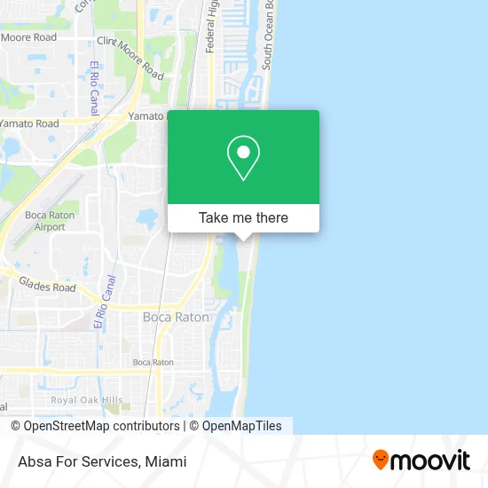Absa For Services map