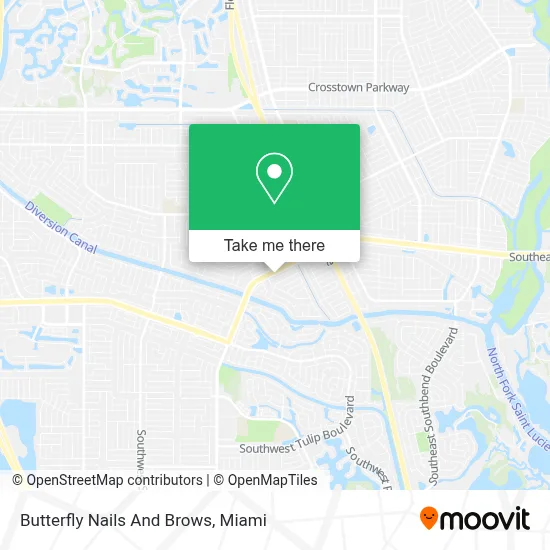 Butterfly Nails And Brows map