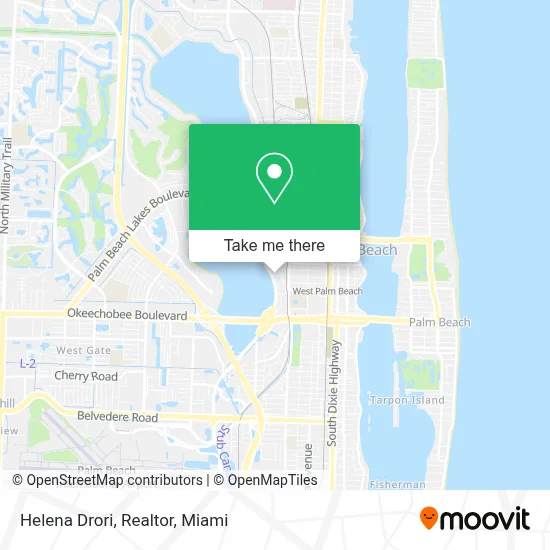 Helena Drori, Realtor map
