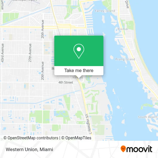 Western Union map