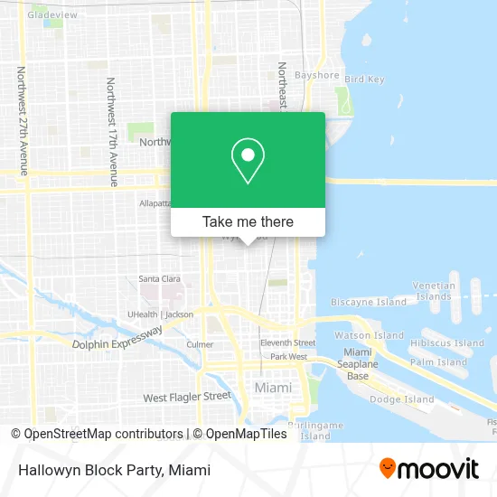 Hallowyn Block Party map