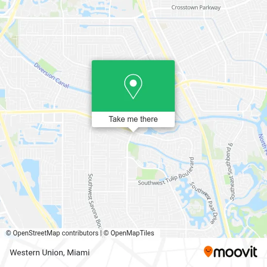 Western Union map