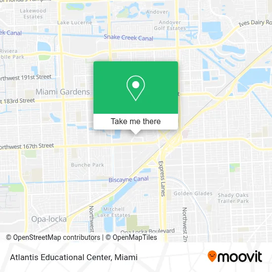 Atlantis Educational Center map