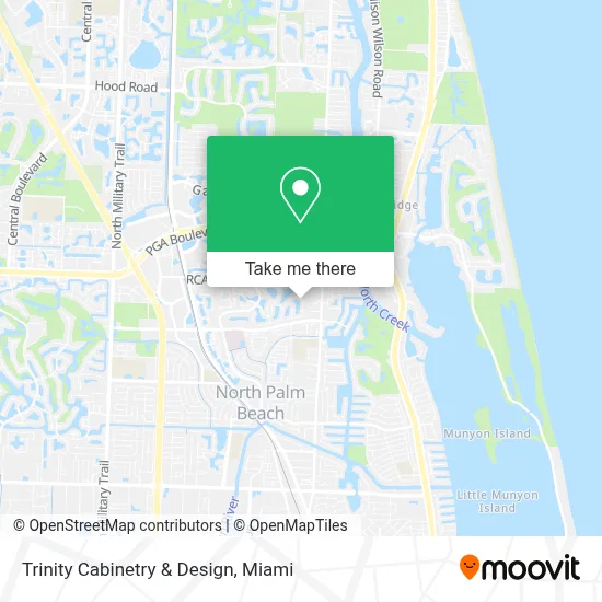 Trinity Cabinetry & Design map