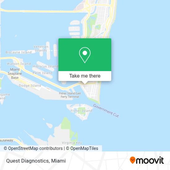 Quest Diagnostics map