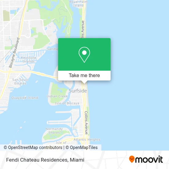 Fendi Chateau Residences map