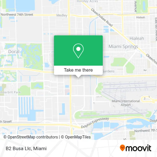 B2 Busa Llc map