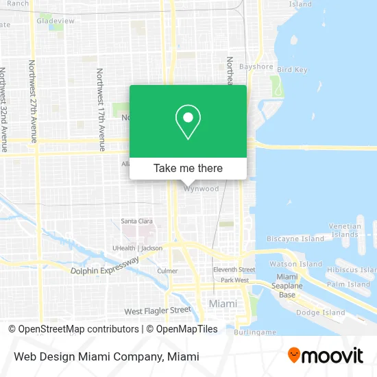 Web Design Miami Company map